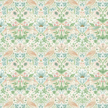Strawberry Thief Wallpaper - Cochineal Pink