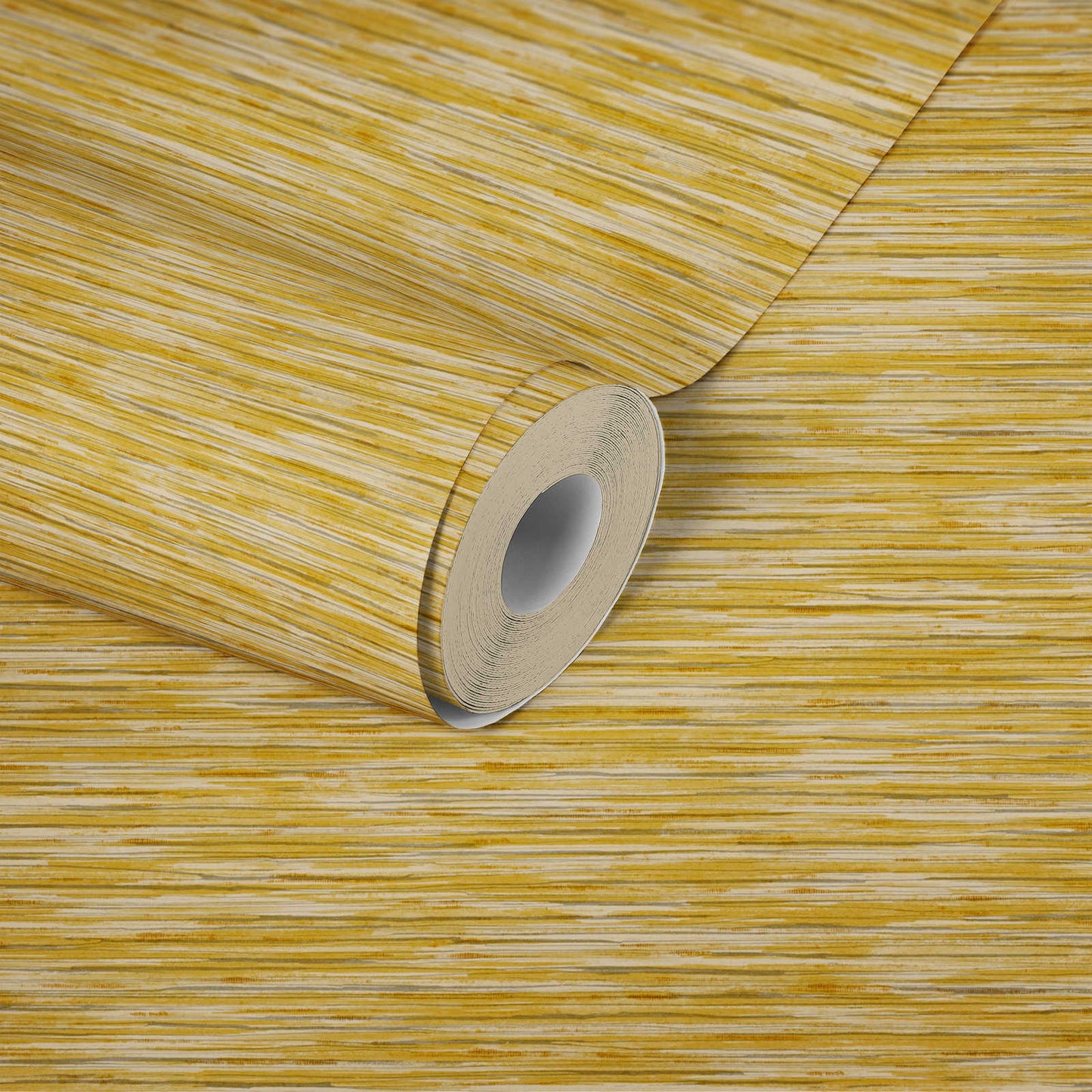 Jung Reed Heavy Weight Vinyl Wallpaper - Ochre Yellow - Arriving January 2027