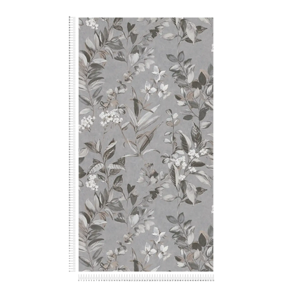 Meadow Whisper - Architects Wallpaper - Grey