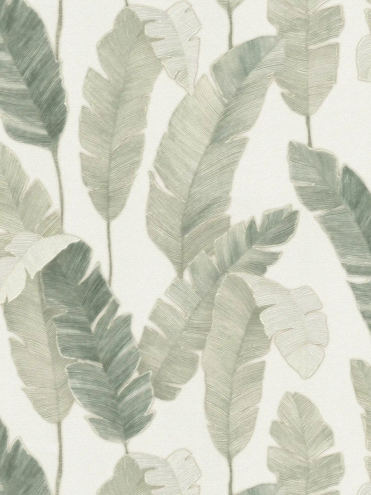 Sample - Bali Fronds Wallpaper - Green