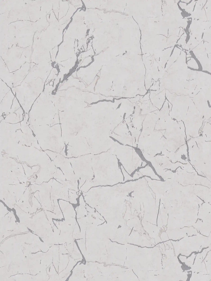 Sample - Marble Wallpaper - Grey/Metallic/White