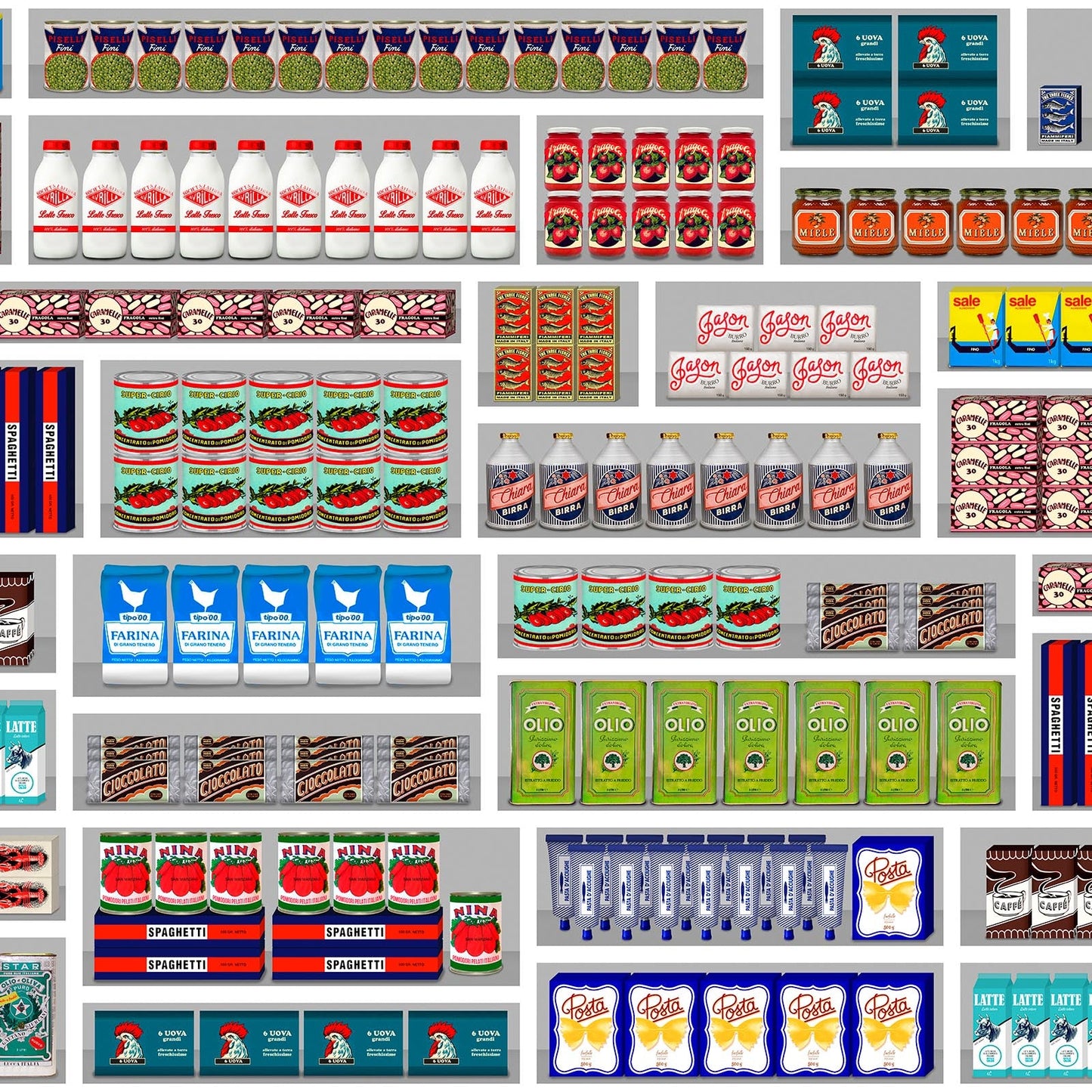 Paola Navone Supermarket Wallpaper