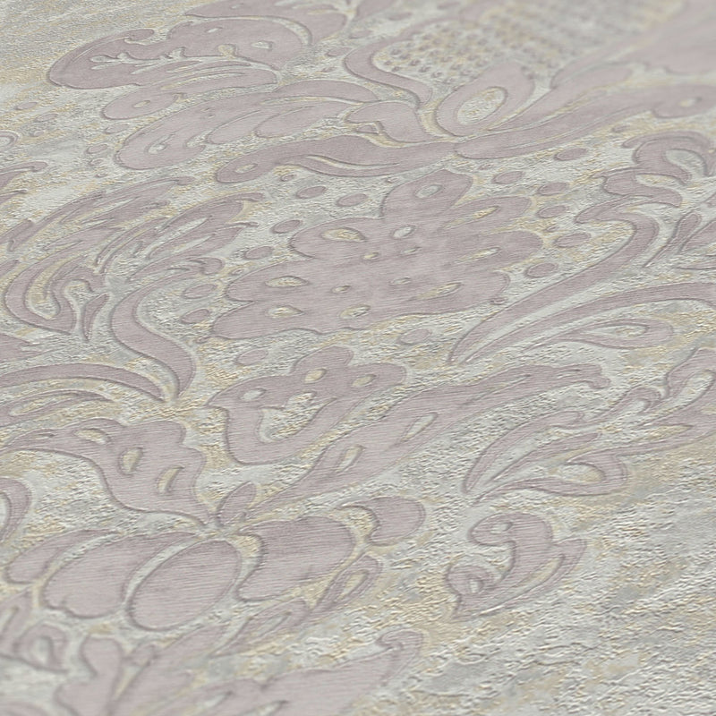 St. Petersberg Baroque Wallpaper - Grey