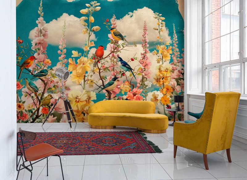 Elysian Custom Sized Wallpaper Mural (per m2)