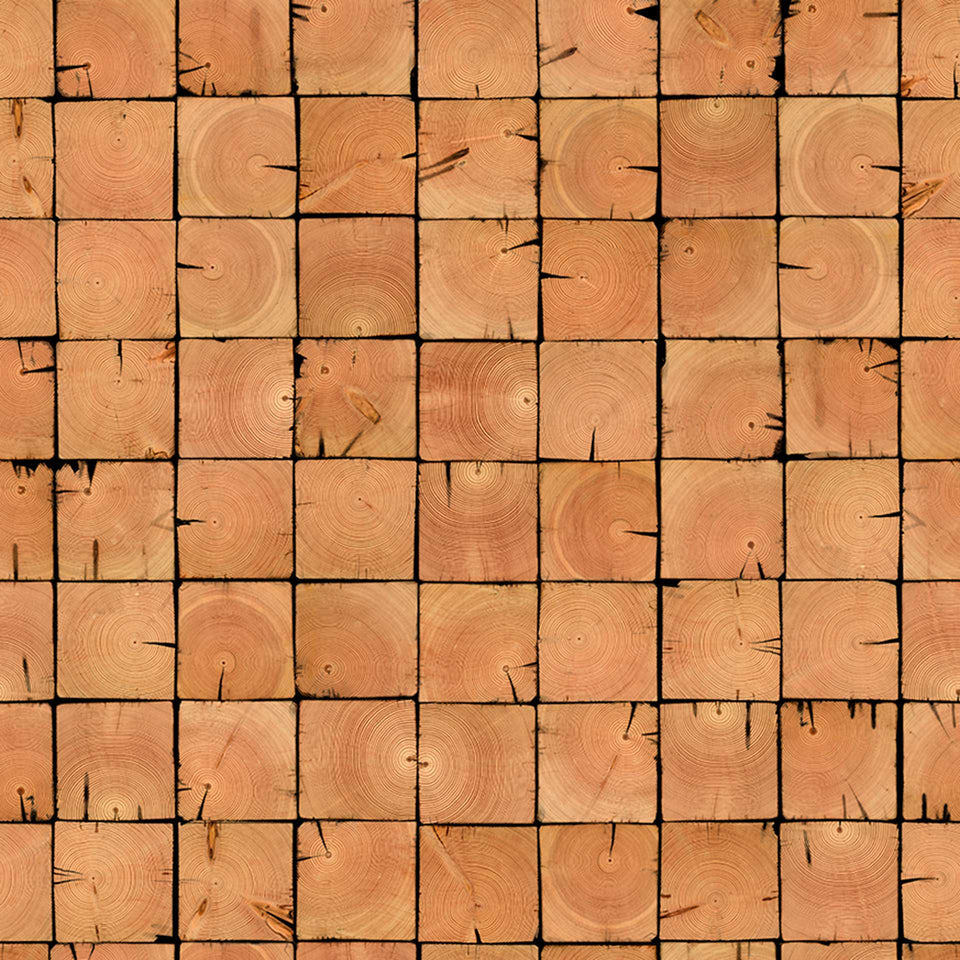 Piet Hein Eek 'Scrapwood Series' Wallpaper - Wood Blocks