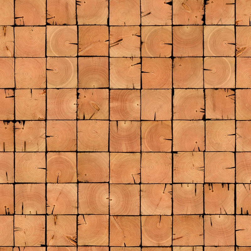 Piet Hein Eek 'Scrapwood Series' Wallpaper - Wood Blocks