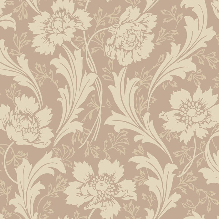 Sample - Villastaden Wallpaper - Pink