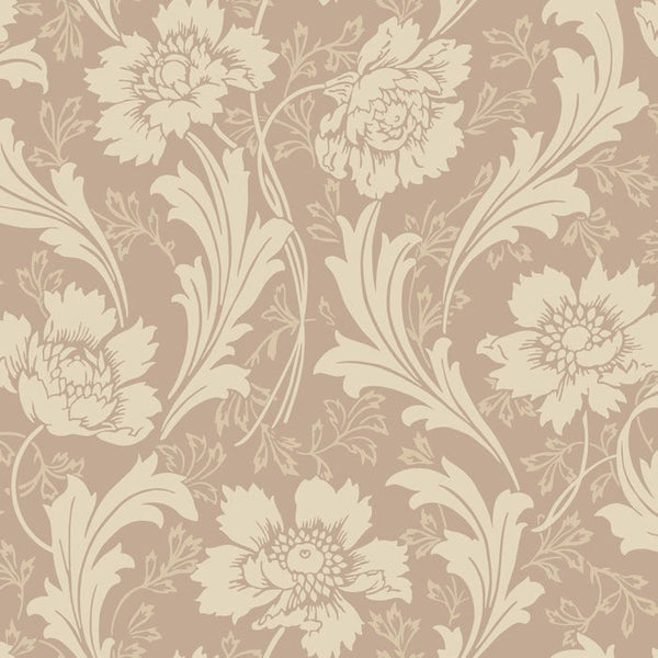 Sample - Villastaden Wallpaper - Pink