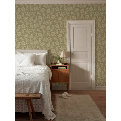 Villastaden Wallpaper - Green