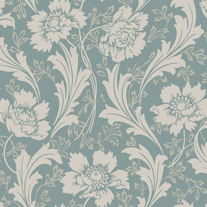 Villastaden Wallpaper - Blue