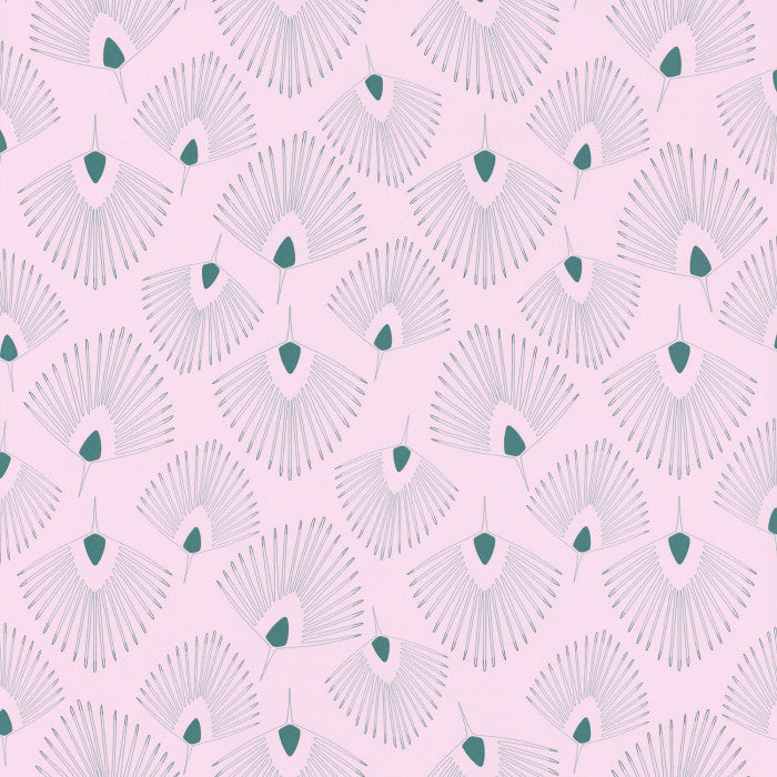 Jungle Eventails Wallpaper (Jungle Collection) - 4 Colours