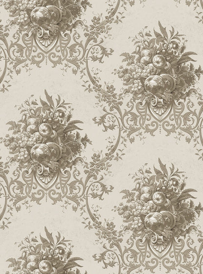 Paradise Medallion - Custom Sized Wallpaper Mural (per m2) - Beige