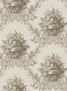 Paradise Medallion - Custom Sized Wallpaper Mural (per m2) - Beige