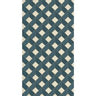 Spaces Square Wallpaper - Bleu Canard