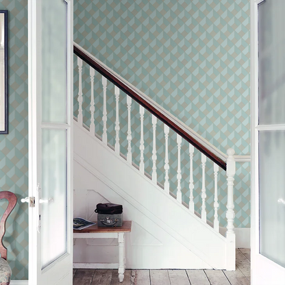 Spaces Square Wallpaper - Smoke Blue