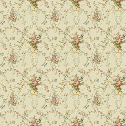 Rose Antique - Custom Sized Wallpaper Mural (per m2) - Warm Multi