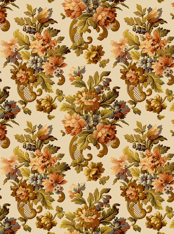 Sample - Fredrika - Custom Sized Wallpaper Mural (per m2) - Warm Multi