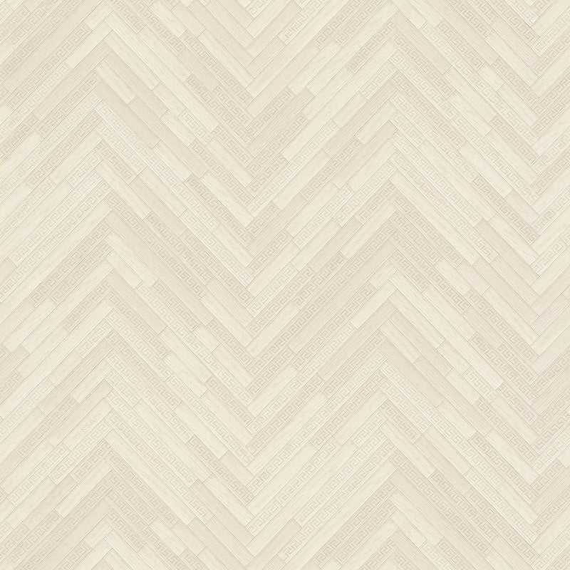 Versace Parquet Wallpaper - Creme/Beige