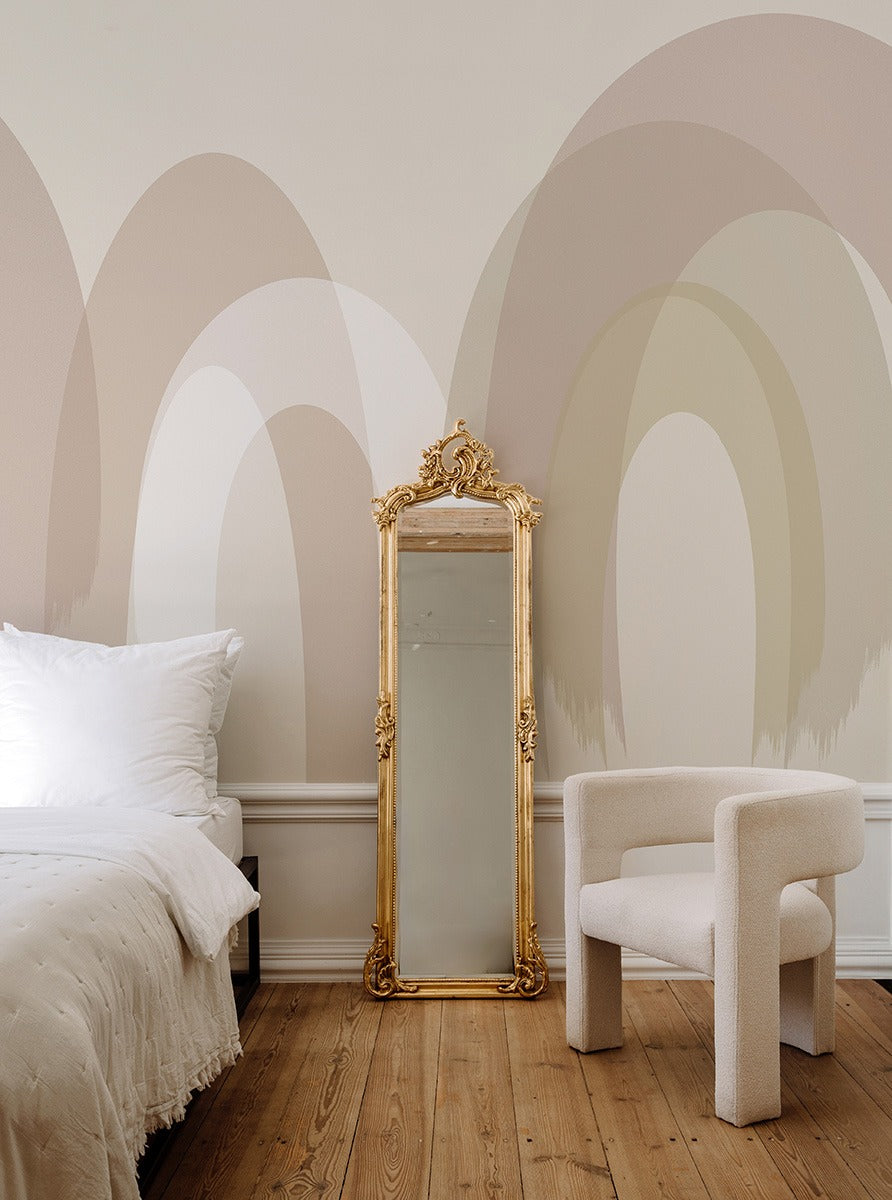 Fantasy Arch - Custom Sized Wallpaper Mural (per m2) - Beige