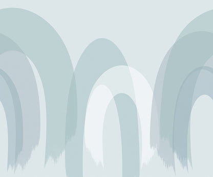 Fantasy Arch - Custom Sized Wallpaper Mural (per m2) - Blue
