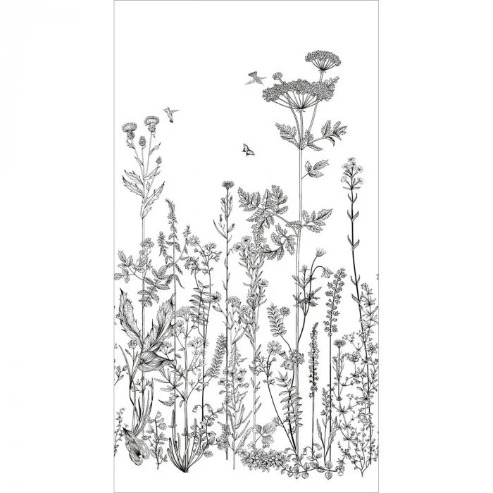 Moonlight Panoramique Wild Flowers Wallpanel