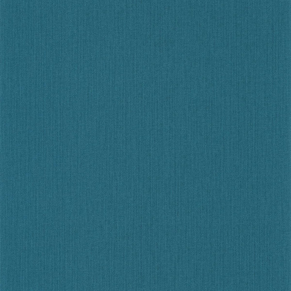 Sample - Uni Natte Wallpaper - Bleu Madura