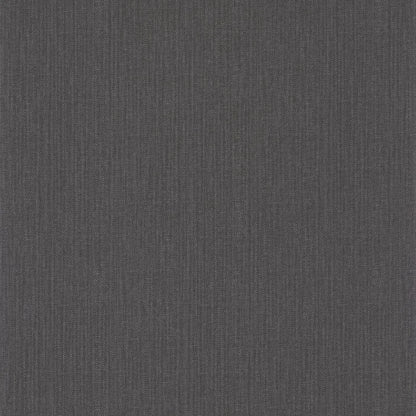 Uni Natte Wallpaper - Gris Anthracite