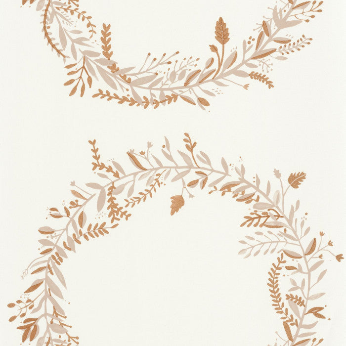 Harmony Wreath Wallpaper - 3 Colours