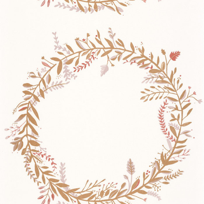 Harmony Wreath Wallpaper - 3 Colours
