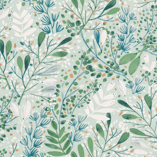 Joy Wallpaper - Light Green