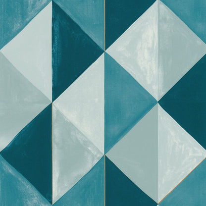 Plenitude Vinyl Wallpaper - Dark Green/Blue - Discontinuing