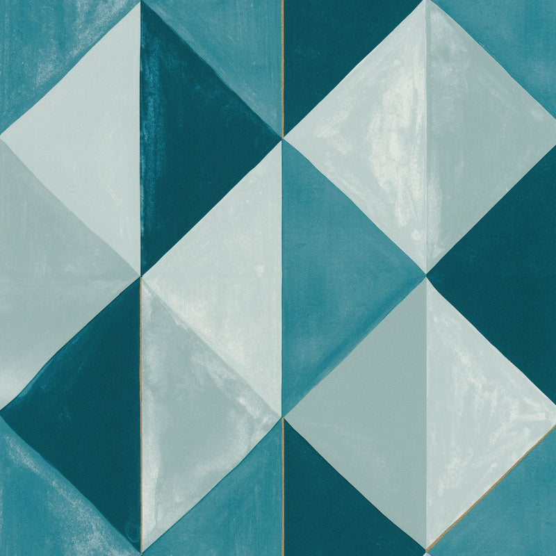 Sample - Plenitude Wallpaper - Dark Green/Blue