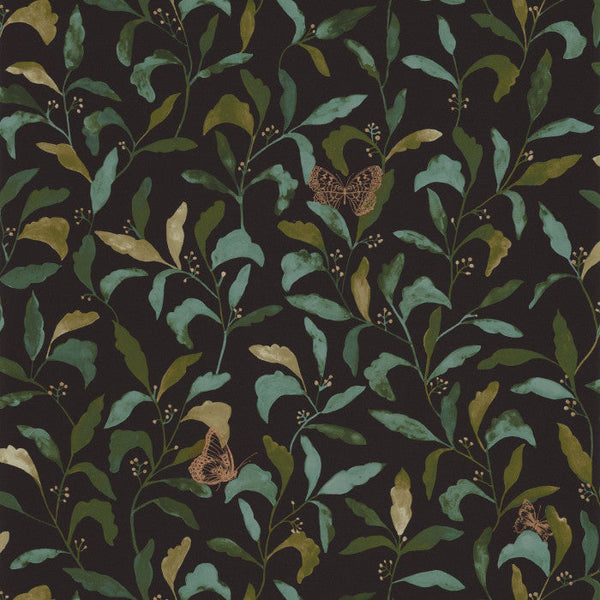 Sample - Green Life Sweet Wallpaper - Vert Or Fond Noir