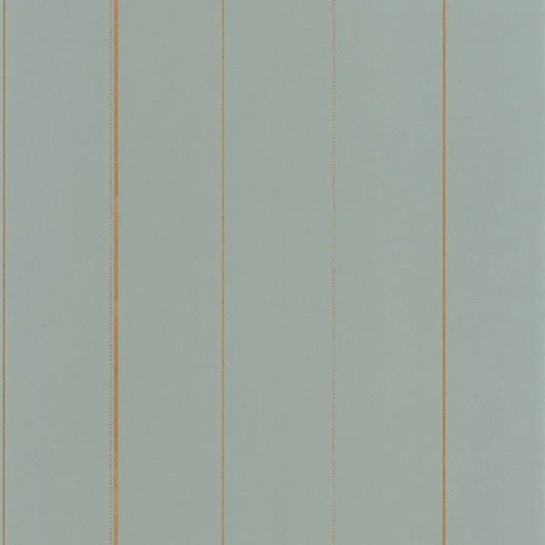 Sample - Green Life Peaceful Stripe Wallpaper - Bleu Grise Or