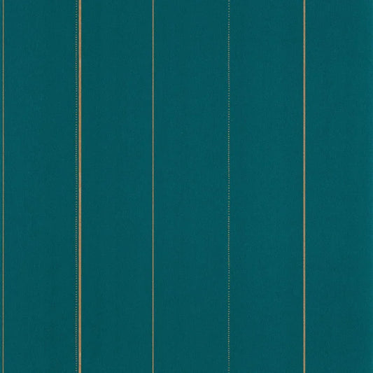 Green Life Peaceful Stripe Wallpaper - Bleu Madura Or - Discontinuing