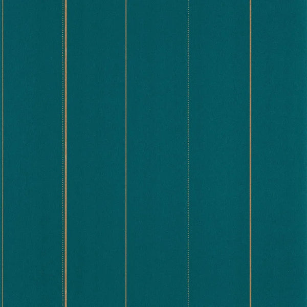Sample - Green Life Peaceful Stripe Wallpaper - Bleu Madura Or