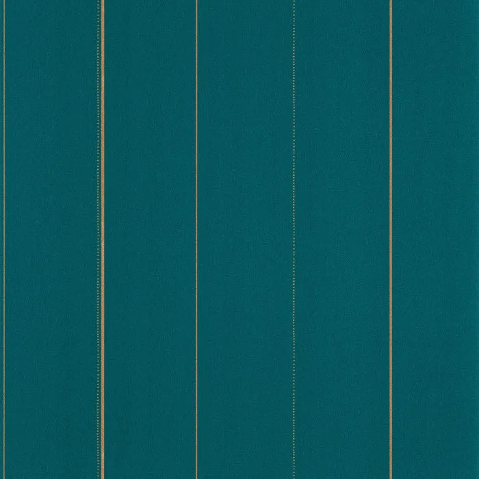 Green Life Peaceful Stripe Wallpaper - Bleu Madura Or
