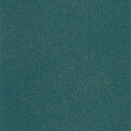 Green Life Sparkle Wallpaper - Bleu Madura Or