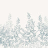 Summer Leaf - Custom Sized Wallpaper Mural (per m2) - Blue