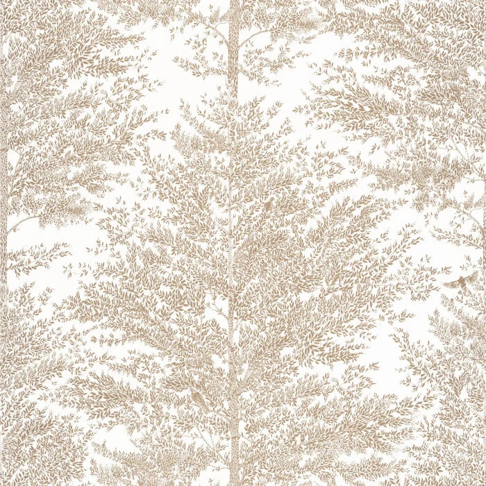 Sample - The Best Place To Be - Cosy Nest Wallpaper - Blanc Or
