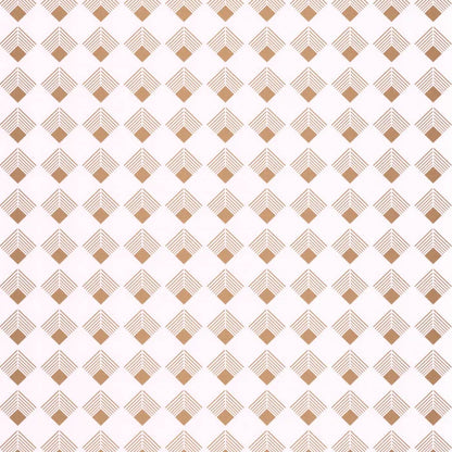 Labyrinth Patch Wallpaper - Beige Dore