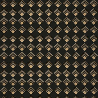 Labyrinth Patch Wallpaper - Noir Dore