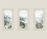 A Room With A View - Custom Sized Wallpaper Mural (per m2) - Light Grey
