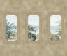 A Room With A View - Custom Sized Wallpaper Mural (per m2) - Beige Marble