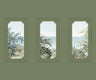 A Room With A View - Custom Sized Wallpaper Mural (per m2) - Green