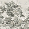 Boulogner Forest - Custom Sized Wallpaper Mural (per m2) - Warm Grey