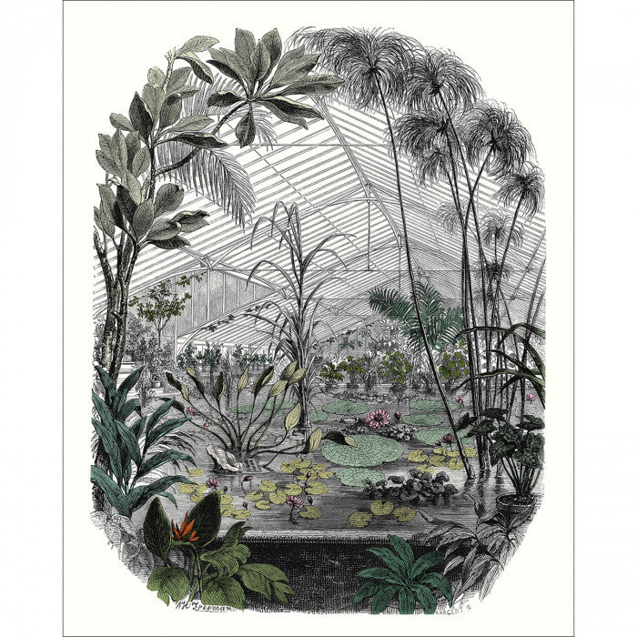 Panoramique Jordin D'Hiver Wallpanel - Multi Colour