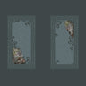 Rose Garden - Custom Sized Wallpaper Mural (per m2) - Midnight