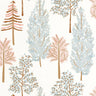 The Tree House Wallpaper - Bleu