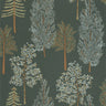 The Tree House Wallpaper - Vert Kaki